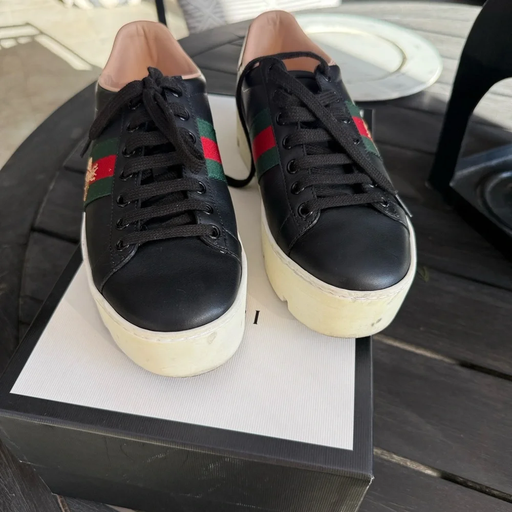 Gucci Ace platform sneakers in size 36 1/2 - Picture 4 of 7